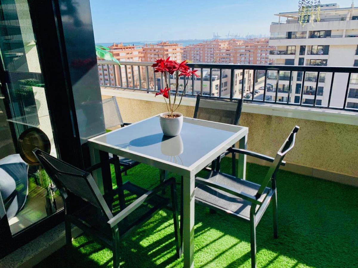 Non Stress Atico Duplex Con Vistas Al Mar Apartment Valencia Ngoại thất bức ảnh